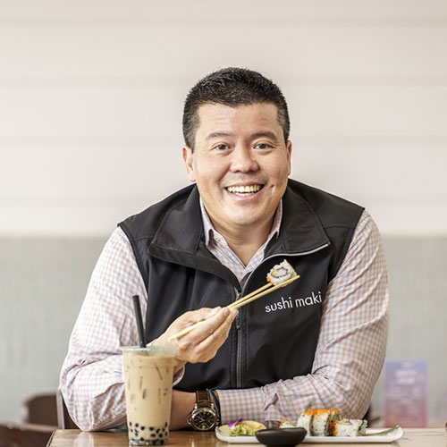 Picture of Abe Ng, CEO of Sushi Maki