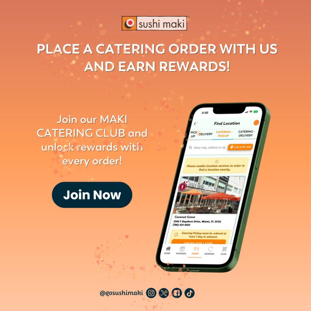 Catering Loyalty Club promo