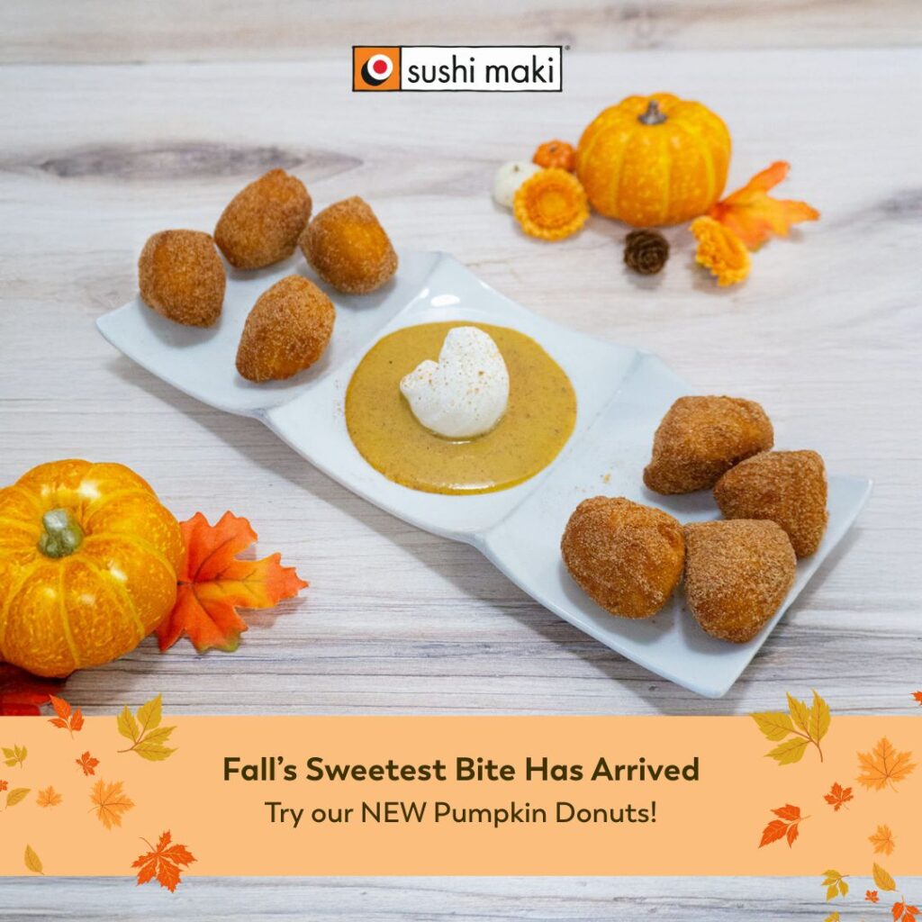 Sushi Maki Pumpkin Donuts Post